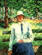 Kazimir Malevich unemployed girl USA oil painting artist